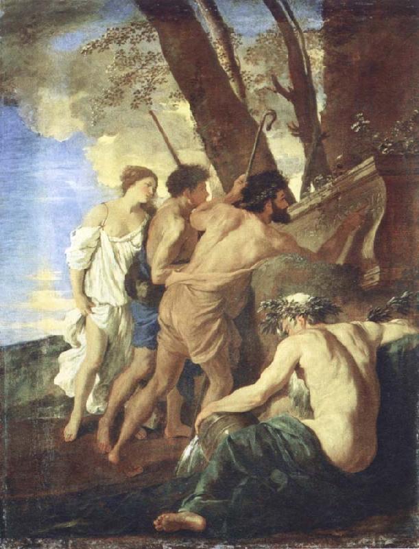 Nicolas Poussin the arcadian shepherds